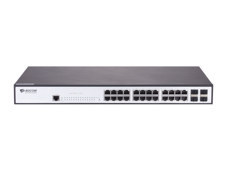 BDCOM S2528-B Ethernet Switch 24 gigabit ports, 4 gigabit SFP ports