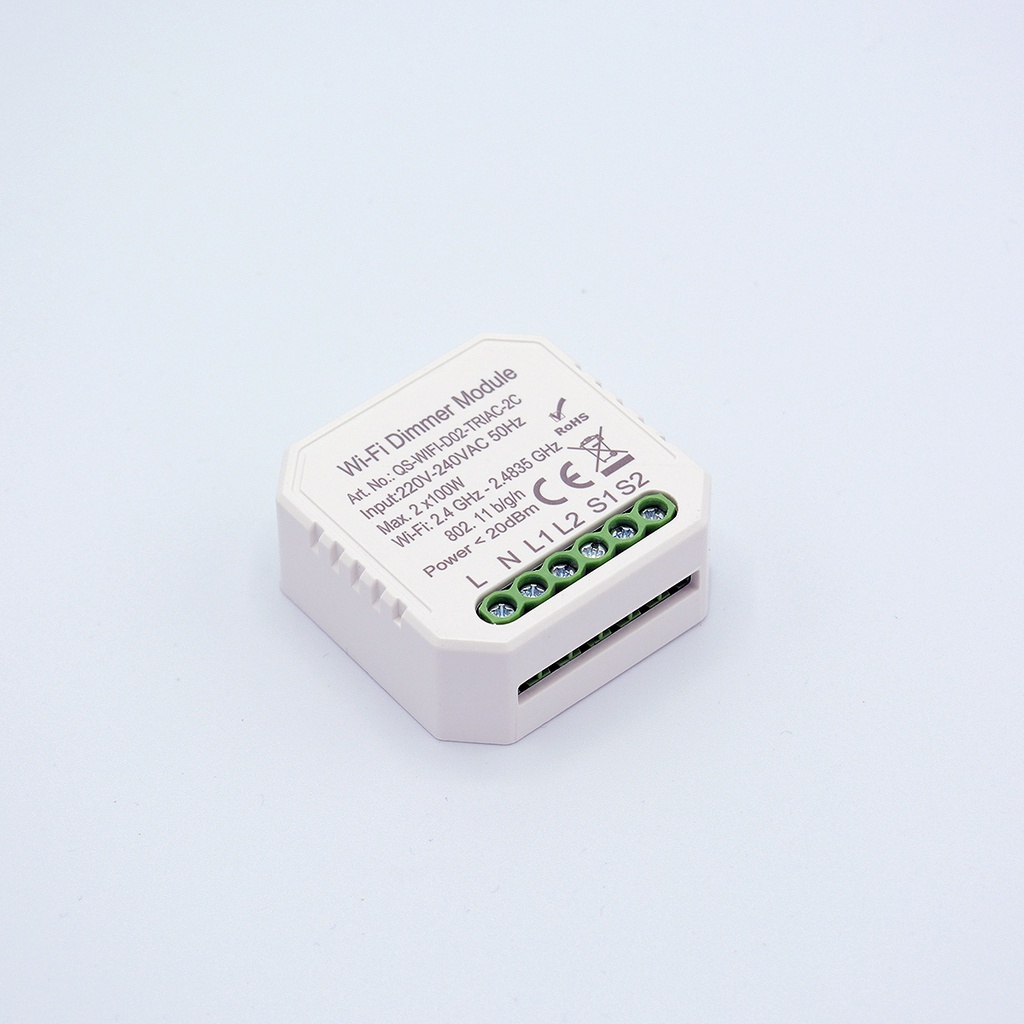 M0L0 powered by Tuya - 2 gangs micro module smart light dimmer - WiFi