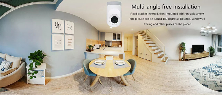 M0L0 powered by Tuya - Smart motorized indoor camera HD 1080p Audio - WiFi