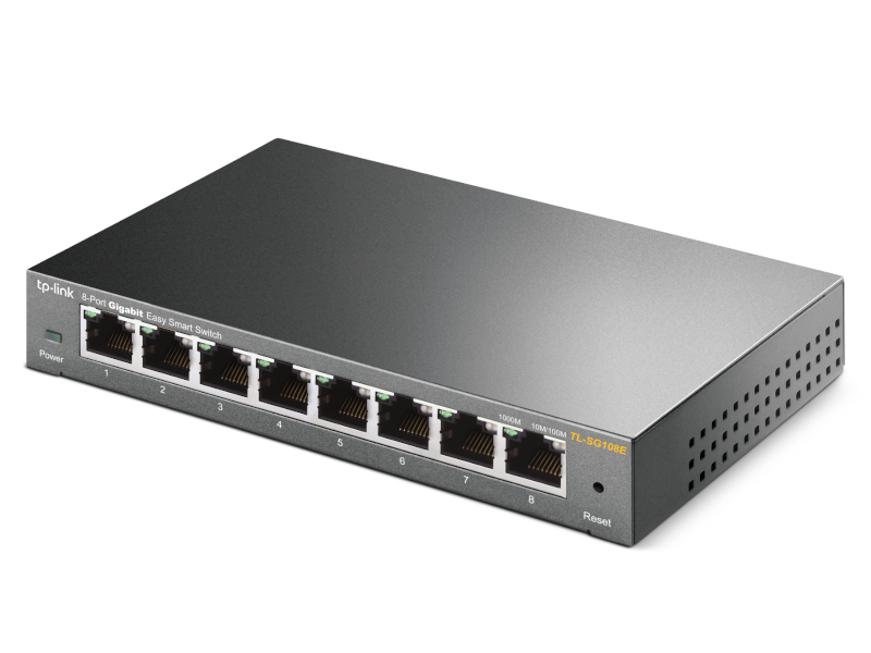 TP-Link TL-SG108E - Switch inteligente Gigabit de 8 puertos