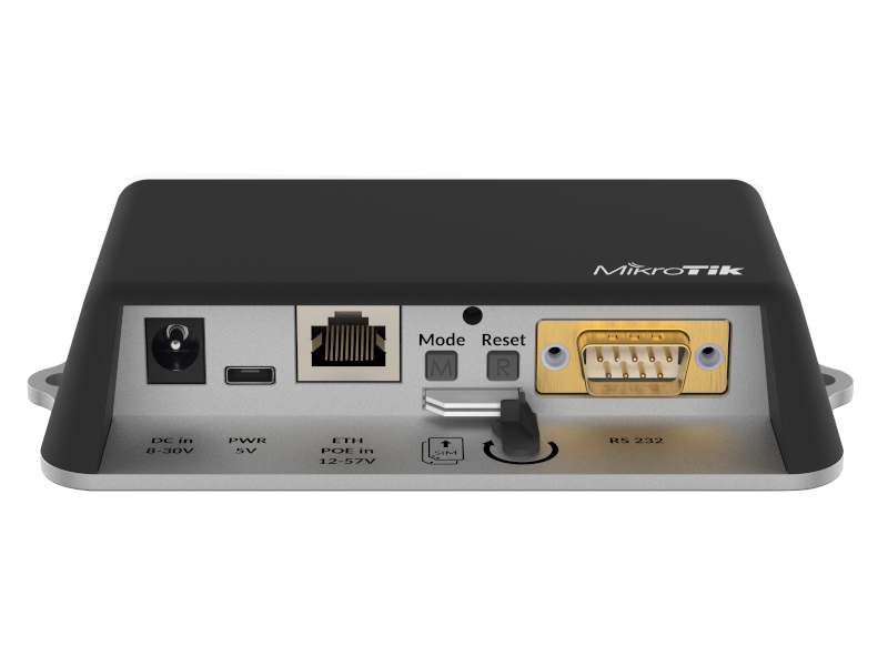 Mikrotik LtAP mini LTE kit - LtAP mini Router exterior con módulo LTE cat4 (800 MHz - 2600 MHz)  WiFi 802.11N 2x2 2 SIM LTE 1 fast ethernet RouterOS L4 