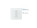 Interruptor iluminación inteligente 3 líneas blanco - WiFi, Smart Life powered by Tuya