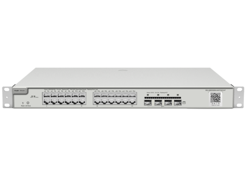Reyee RG-NBS3200-24GT4XS Switch gestionable 24 puertos RJ45, 4 puertos SFP+ 10 Gbps