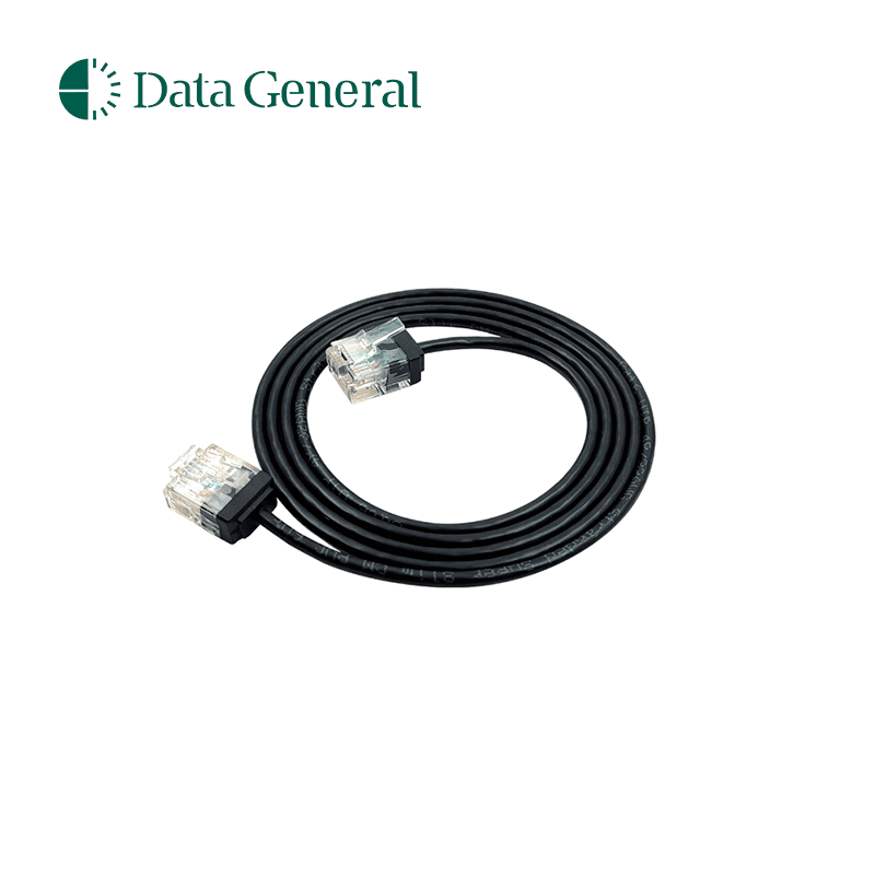 Data General DG-SLIM-CAT6-150-B - Latiguillo UTP Categoría 6 ultraslim conector corto 1,5 m. Color negro