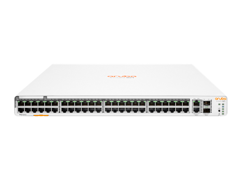 HPE Networking Instant On Switch 1960 48G - 40p clase 4 8p clase 6 PoE 2XGT 2SFP+ 600 W (JL809A)