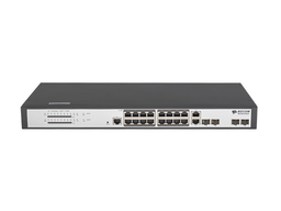 [BDCOM-S2520-P] BDCOM S2520-P - Switch Ethernet POE+ , 20 puertos GE, 16 RJ45 gigabit POE+, 2 SFP, 2 SFP Combo