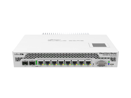 [MKT-CCR1009-7G-1C-1S+PC] Mikrotik CCR1009-7G-1C-1S+PC - Cloud Core Router 9 núcleos RouterOS L6 con 7 puertos Gigabit, 1 slot SFP combo y 1 slot SFP+ 10G Refrigeración pasiva