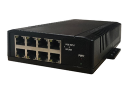 [TCP-SW8-NC] Tycon Power TP-SW8-NC - Switch PoE pasivo de 12-56V y 8 RJ45 (2A/puerto).